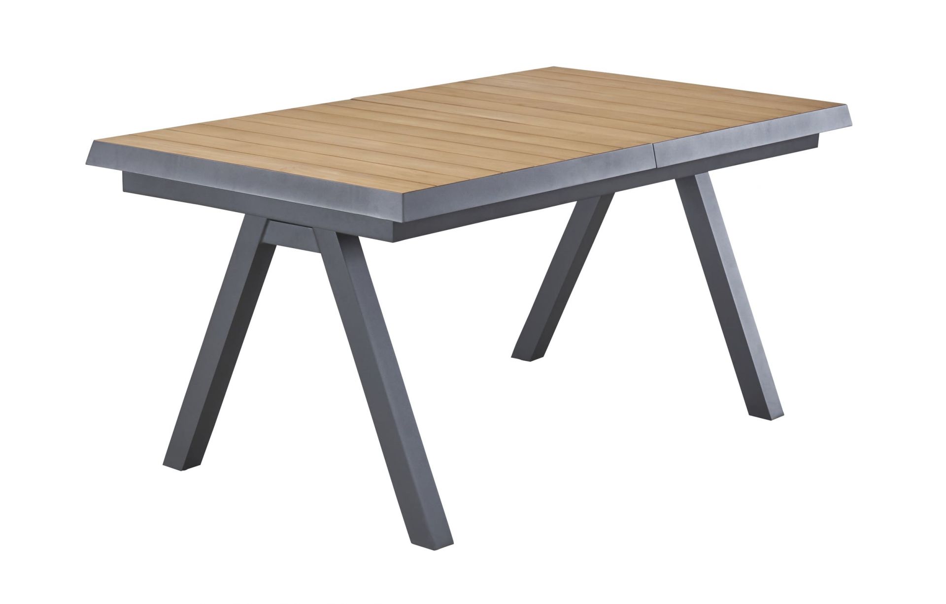 Gartentisch Texas Ausziehtisch mit Synchronauszug Teakholz 200/260x100cm Gartentisch Texas Ausziehtisch mit Synchronauszug Teakholz 160/210x100cm