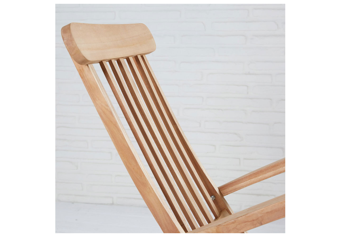 Gartenliege Colorado Deckchair klappbar Teak Natur 160x59x88 cm Gartenliege Colorado Deckchair klappbar Teak Natur 160x59x88 cm