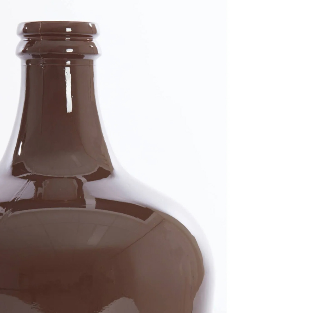 Dekovase Vase INCA von Light & Living Blumenvase Ø27x42 cm Glas Braun Glänzend Dekovase Vase INCA von Light & Living Blumenvase Ø27x42 cm Glas Braun Glänzend