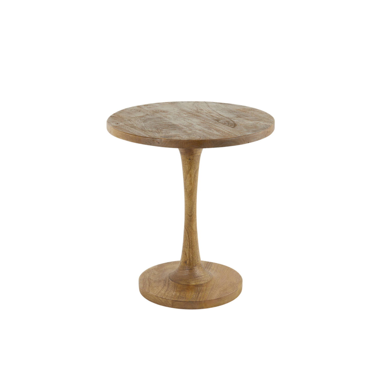 Beistelltisch BICABA von Light & Living Ø50x55 cm Holz Matt dunkel Braun