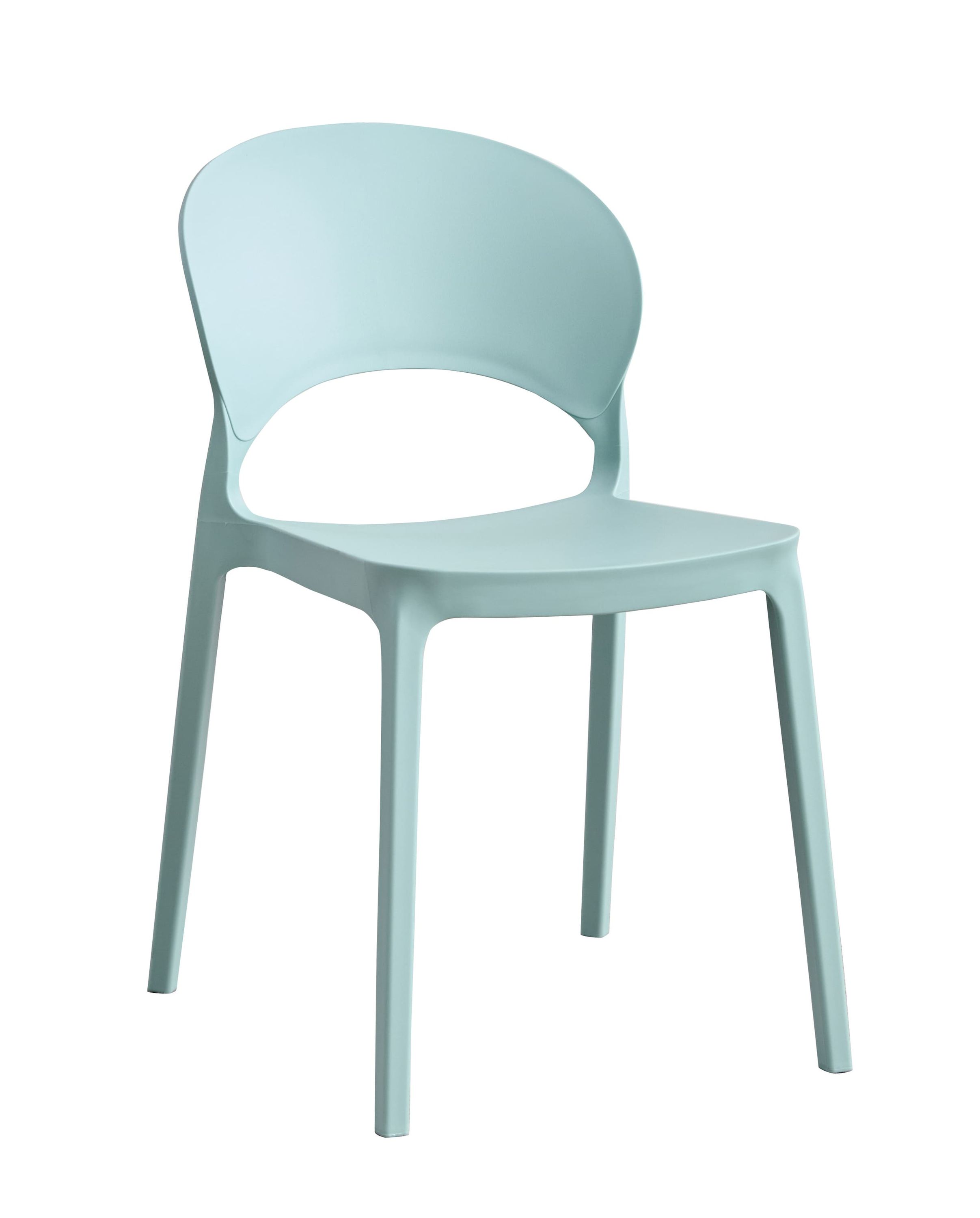 Stapelstuhl Quito Gartenstuhl Bistrostuhl Kunststoffstuhl Blau