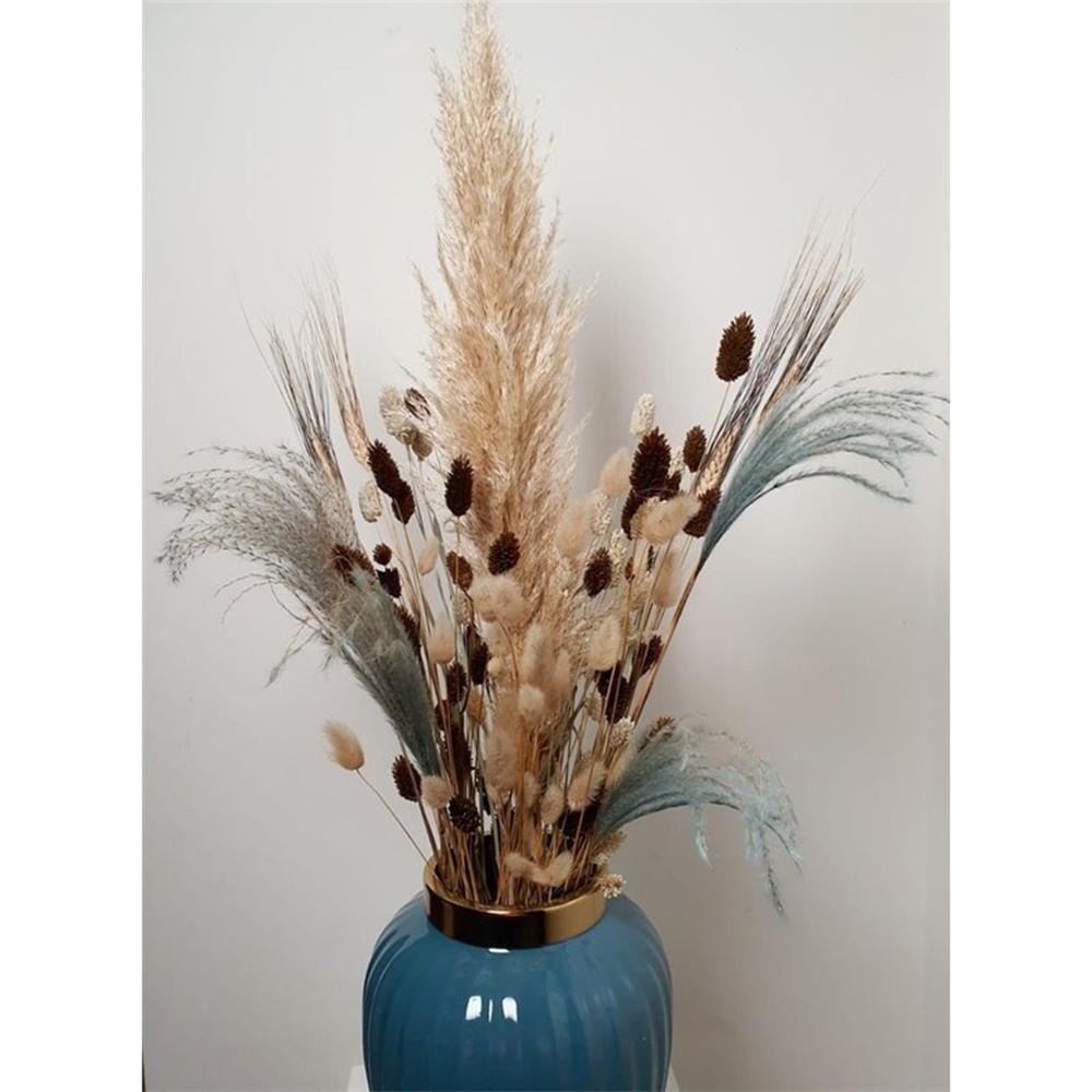 Dekovase Vase ZUNYI von Light & Living Blumenvase Tischvase Blau Ø20x30 cm Dekovase Vase ZUNYI von Light & Living Blumenvase Tischvase Blau Ø20x30 cm