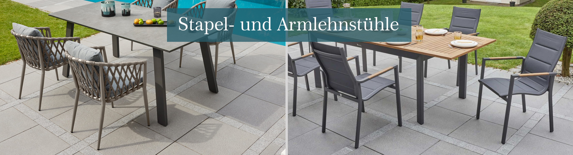 Stapel-und-Armlehnstuhl