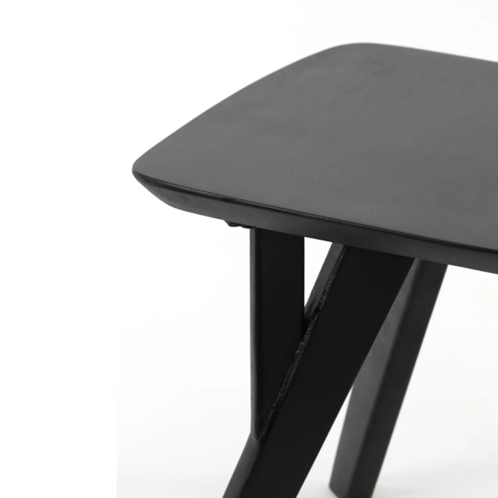 Beistelltisch QUENZA von Light & Living 44x44x36 cm Akazienholz Schwarz Beistelltisch QUENZA von Light & Living 44x44x36 cm Akazienholz Schwarz