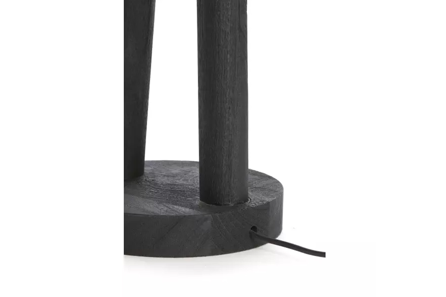Lampenfuß XITTA von Light & Living Tischleuchte Ø20x55 cm Holz Schwarz