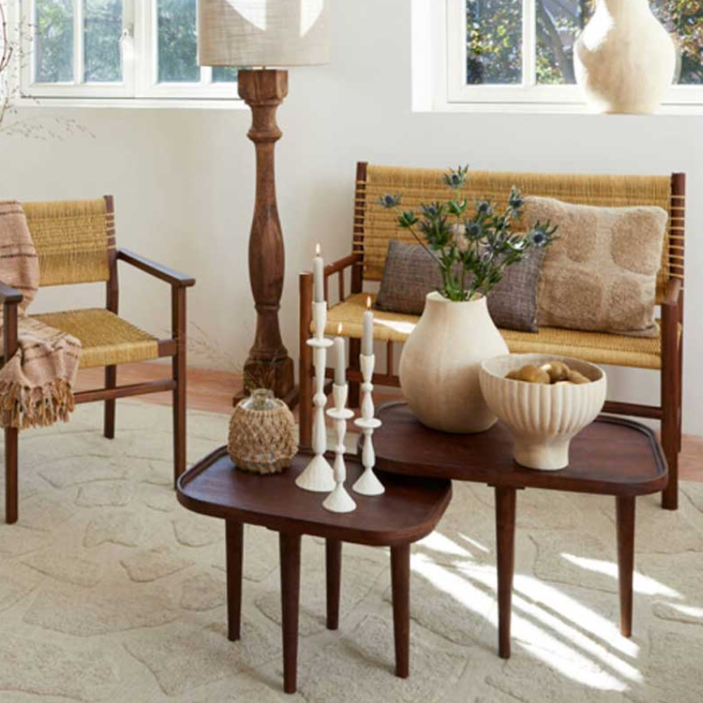 Beistelltisch MAZABE von Light & Living 65x45x38 cm Holz Matt Rotbraun Beistelltisch MAZABE von Light & Living 65x45x38 cm Holz Matt Rotbraun