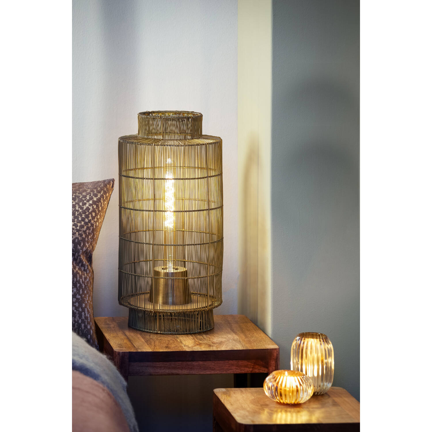 Tischleuchte Lampe Laterne GRUARO von Light & Living Ø24x52 cm Antik Bronze Tischleuchte Lampe Laterne GRUARO von Light & Living Ø24x52 cm Antik Bronze