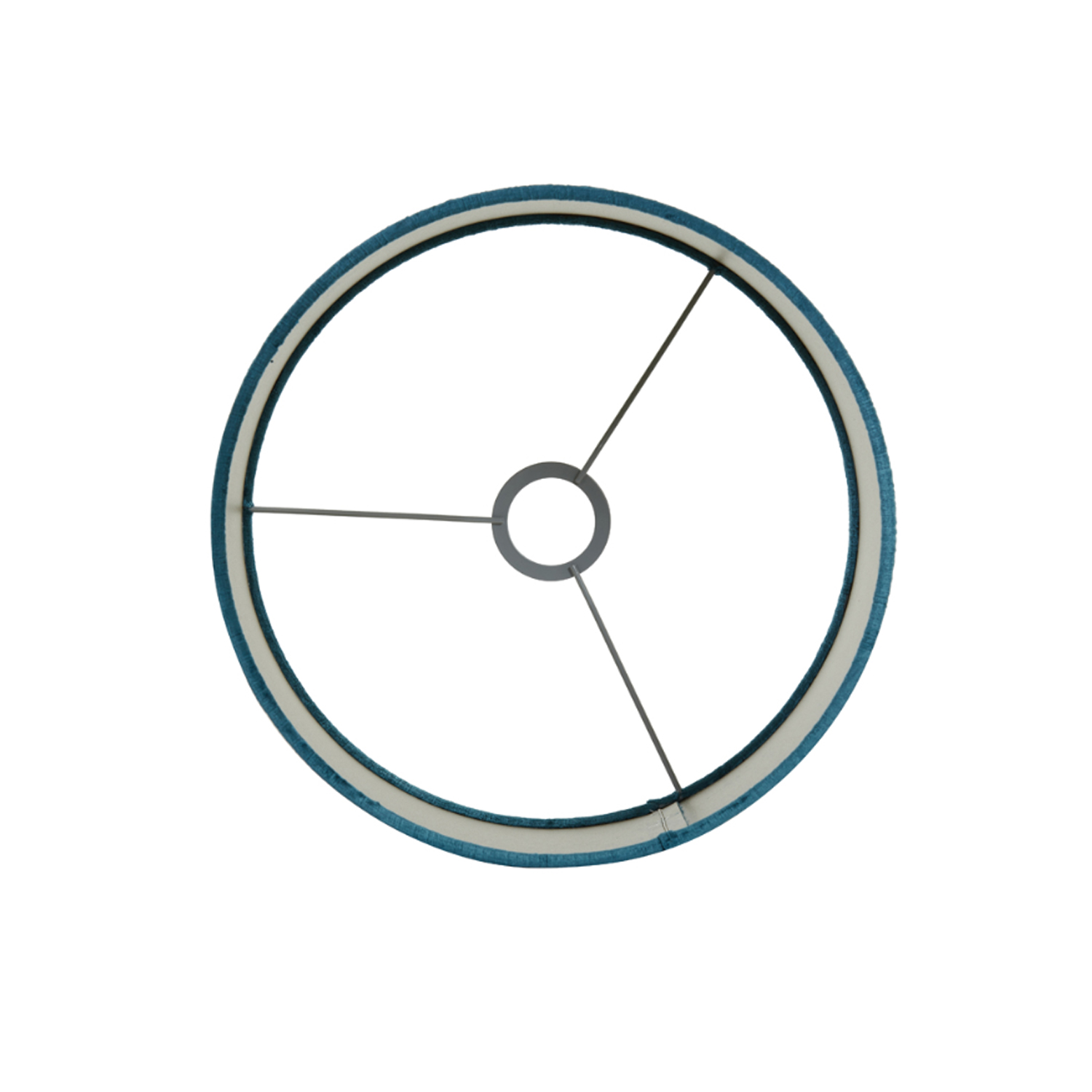 Lampenschirm Zylinder GEMSTONE von Light & Living Samt Petrol Ø20x15 cm