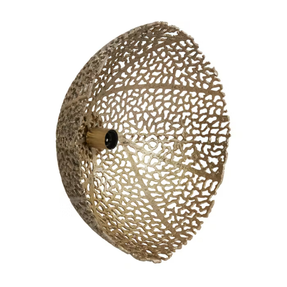 Wandleuchte SINULA von Light & Living Ø45x22 cm Lampe Metall Gold