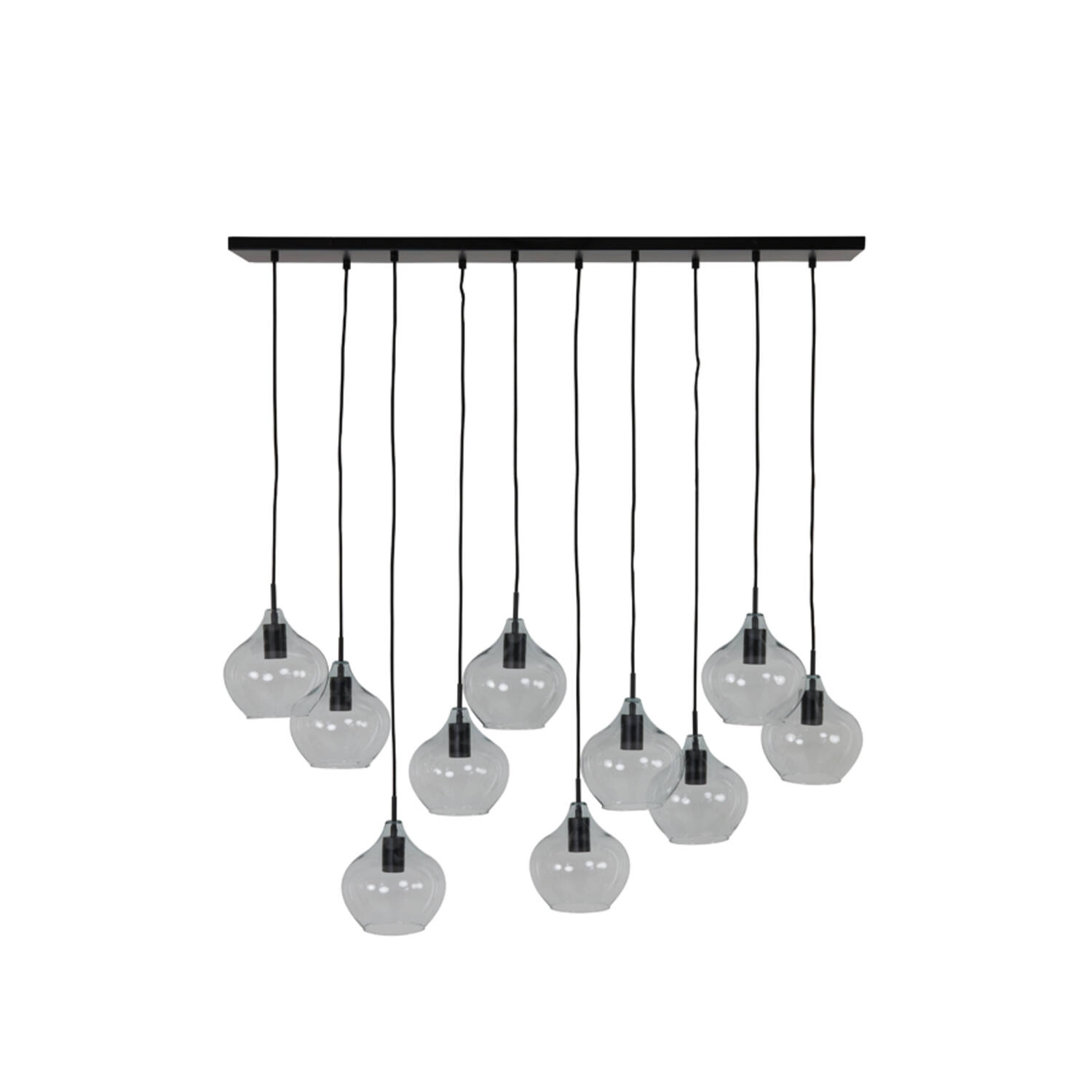 Deckenleuchte Hängeleuchte RAKEL von Light & Living Lampe 10 Lichtpunkte Schwarz Deckenleuchte Hängeleuchte RAKEL von Light & Living Lampe 10 Lichtpunkte Schwarz