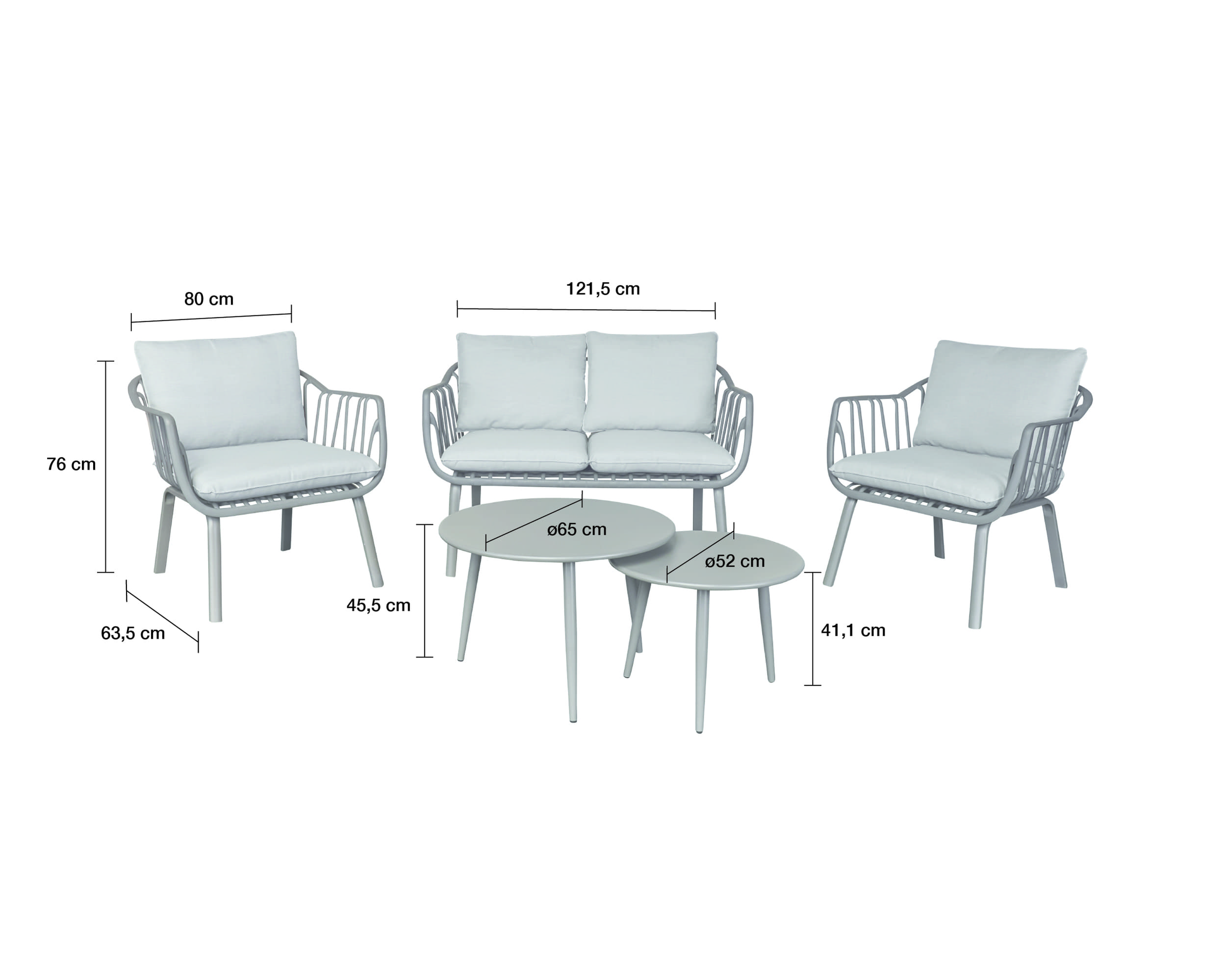 Lounge Set 4tlg. Moroni Loungemöbel Sitzgruppe Gartenlounge Loungeecke Grau Lounge Set 4tlg. Moroni Loungemöbel Sitzgruppe Gartenlounge Loungeecke Grün