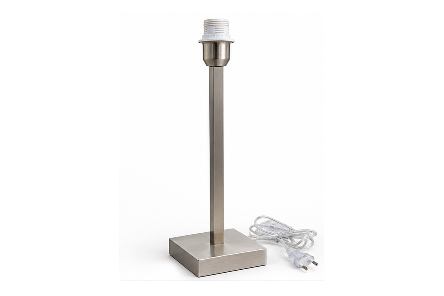 1714028-lampenfuß-philadelphia-light-living-silber_1.jpg Tischleuchte Lampenfuß PHILADELPHIA von Light & Living 13x13x38 cm Lampe Silber