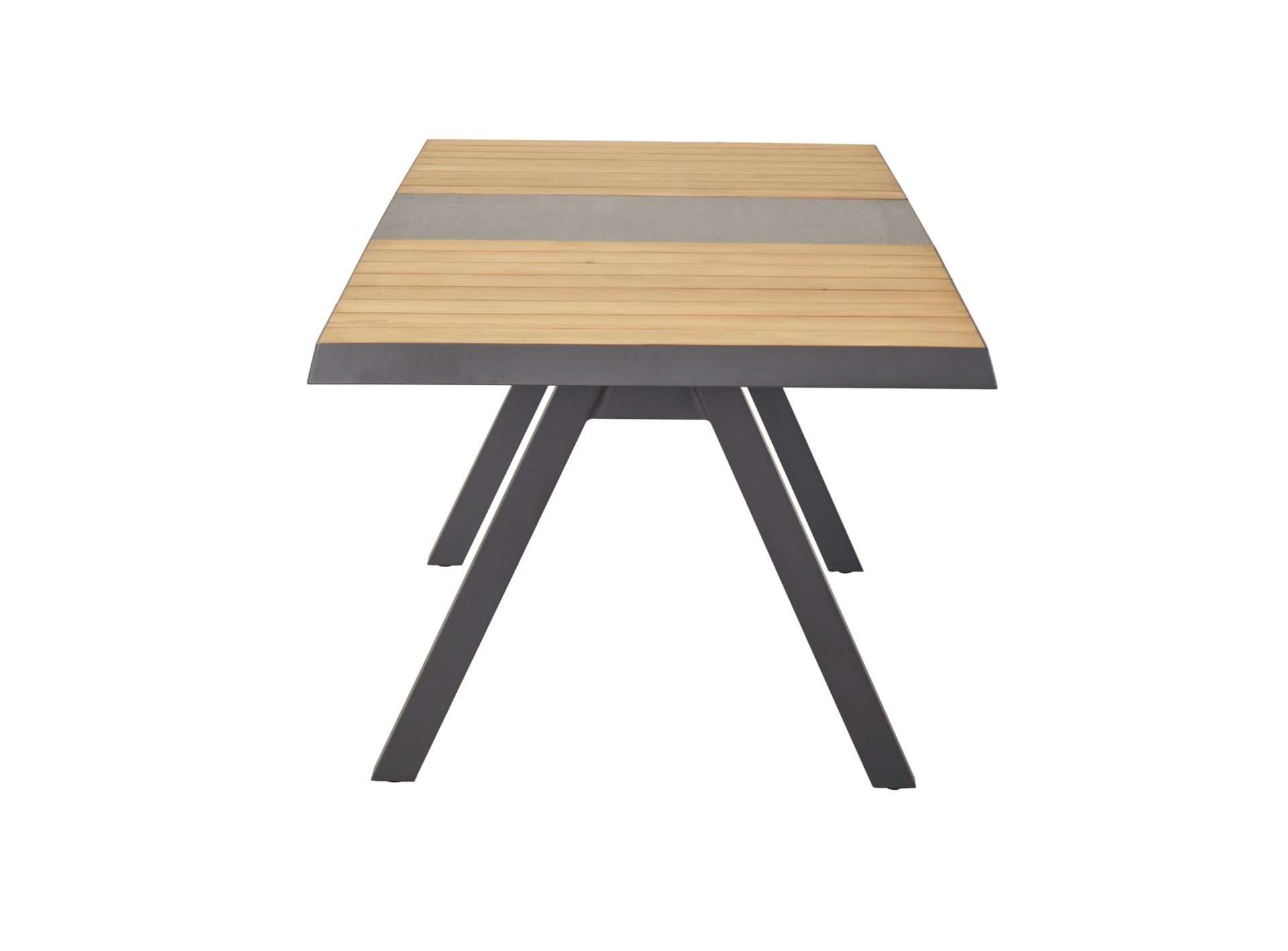 Gartentisch Texas Ausziehtisch mit Synchronauszug Teakholz 160/210x100cm Gartentisch Texas Ausziehtisch mit Synchronauszug Teakholz 160/210x100cm