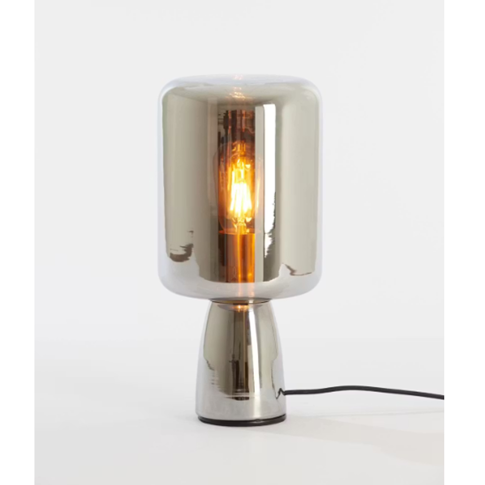 Tischleuchte LOTTA von Light & Living Ø16x32 cm Lampe Rauchglas-Gold