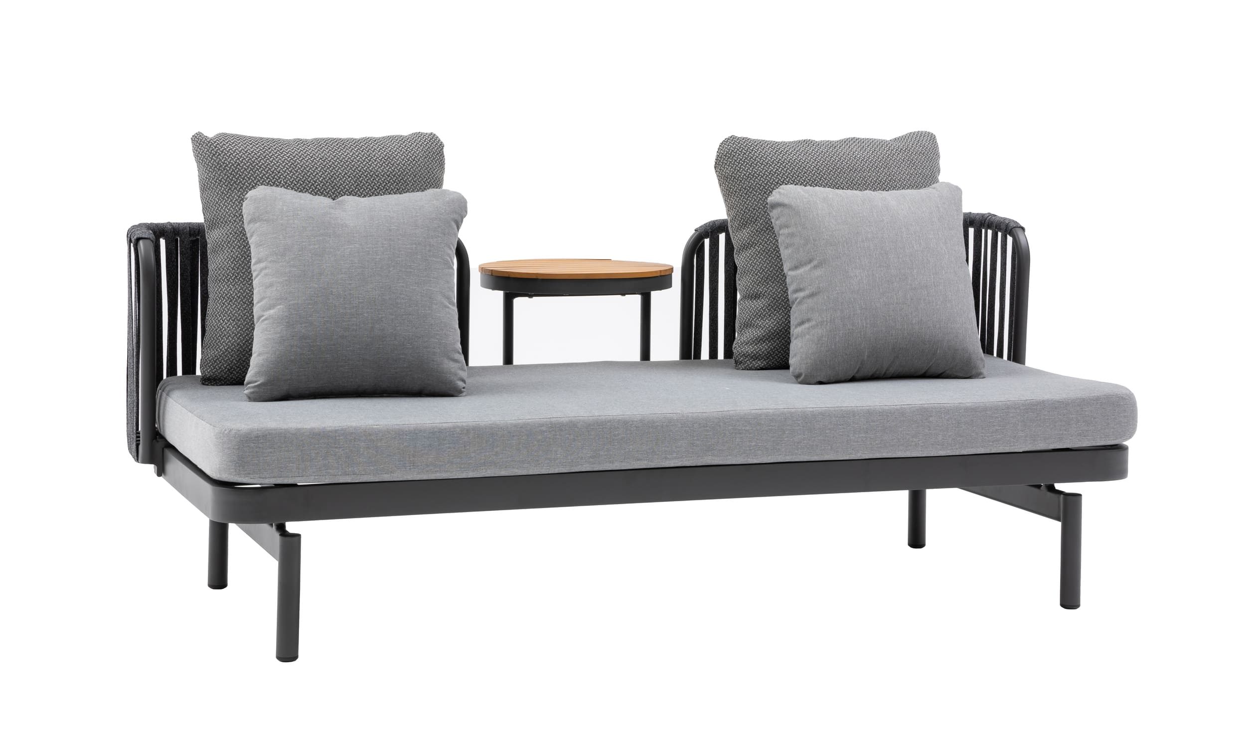 Lounge Sofa Milano Multifunktionssofa inkl. Tisch Rope Loungemöbel Gartenlounge Lounge Sofa Milano Multifunktionssofa inkl. Tisch Rope Loungemöbel Gartenlounge