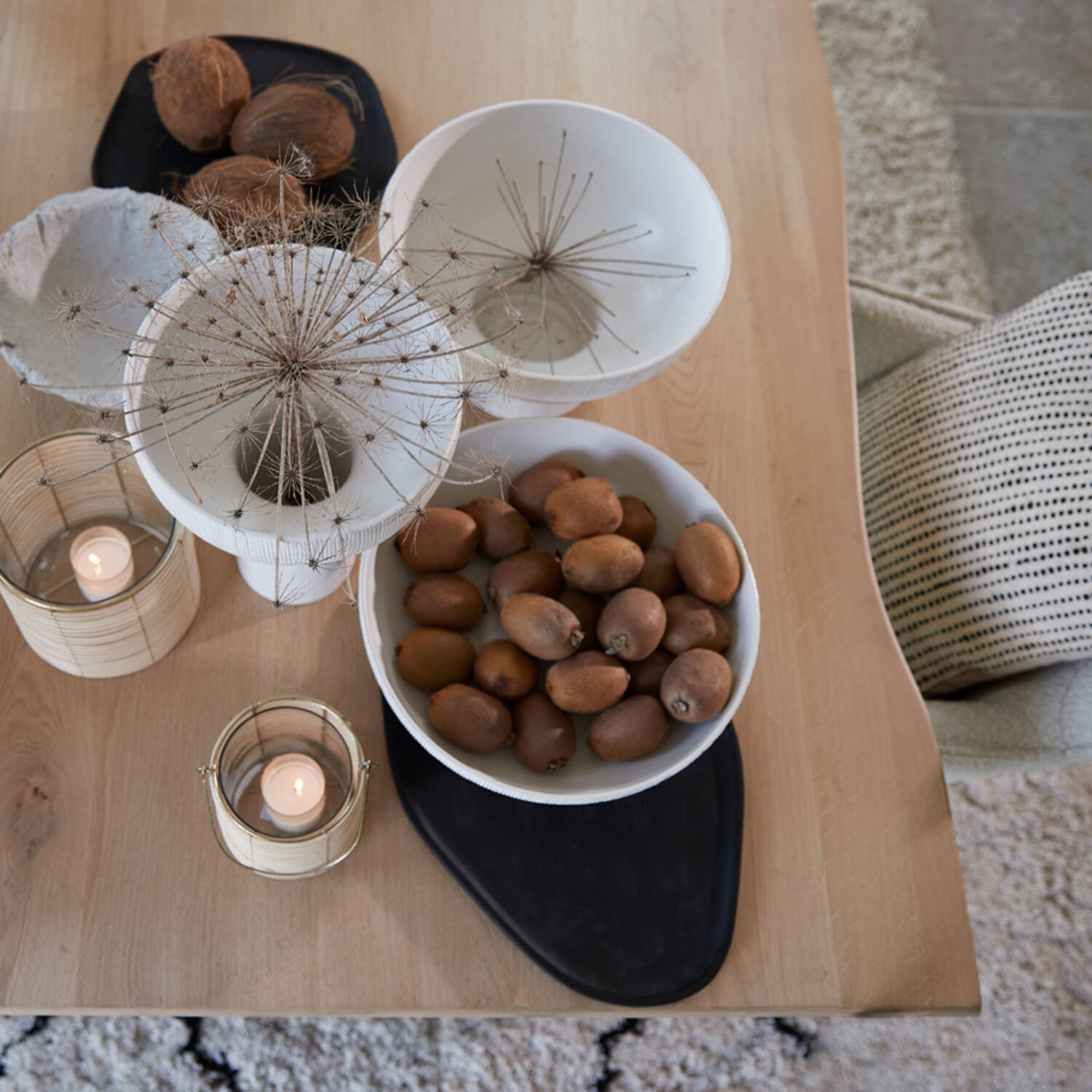 Esstisch LEXIE von Light & Living Eichenholz naturell-schwarz U-Gestell 220 cm Esstisch LEXIE von Light & Living Eichenholz naturell-schwarz U-Gestell 220 cm