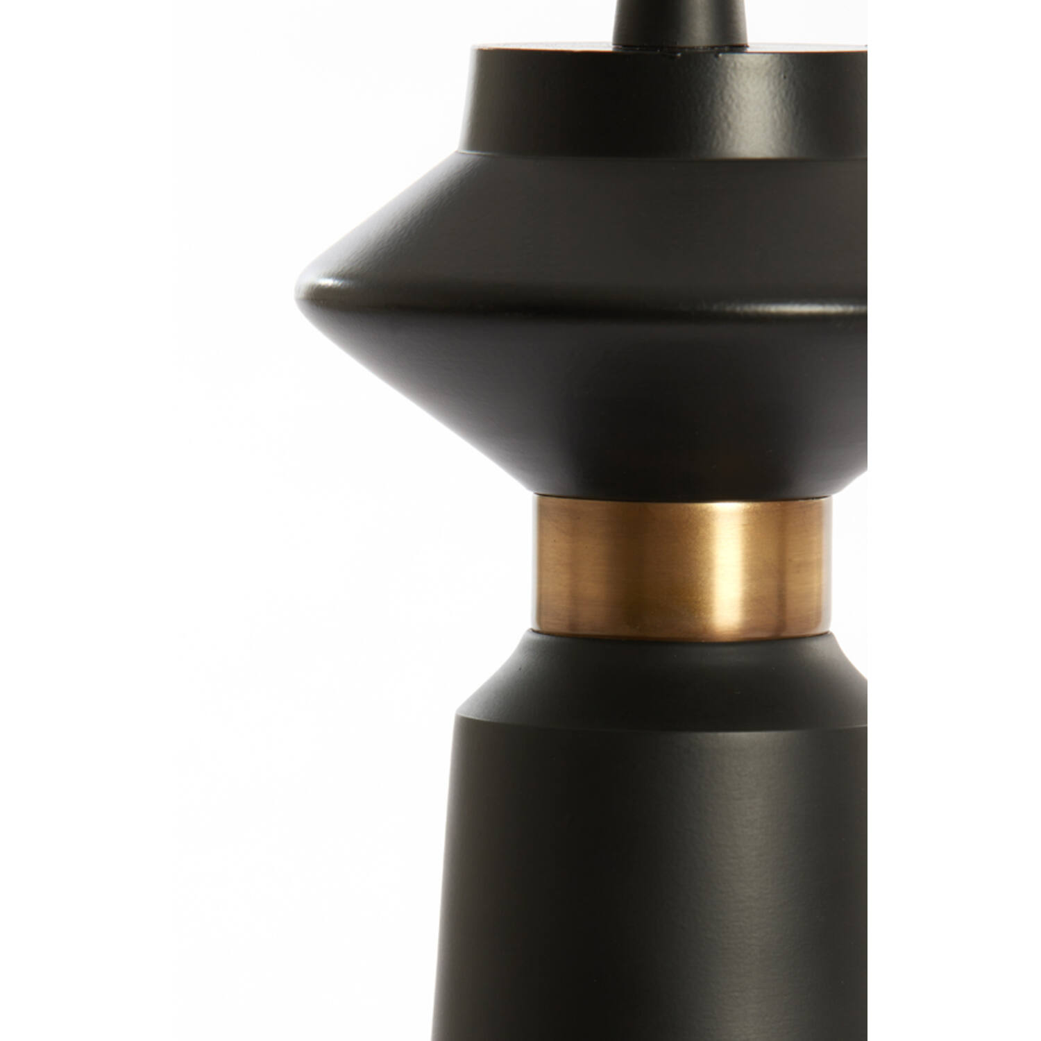 Tischleuchte Lampenfuß ILVAR von Light & Living Ø16x57 cm Lampe matt schwarz+antik bronze Tischleuchte Lampenfuß ILVAR von Light & Living Ø16x57 cm Lampe matt schwarz+antik bronze