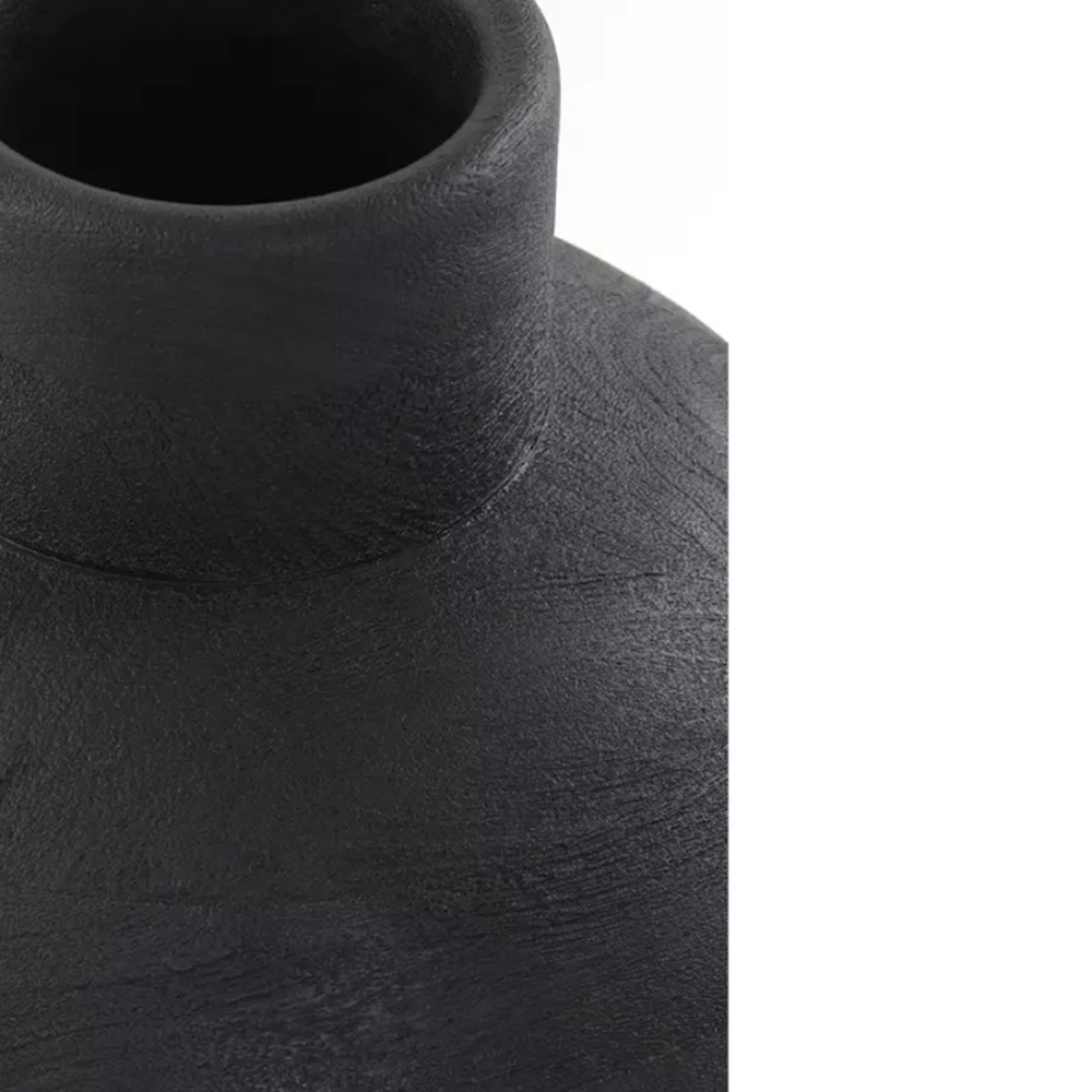Dekovase Vase BARUMI von Light & Living Blumenvase Ø33x45 cm Holz Matt Schwarz Dekovase Vase BARUMI von Light & Living Blumenvase Ø33x45 cm Holz Matt Schwarz