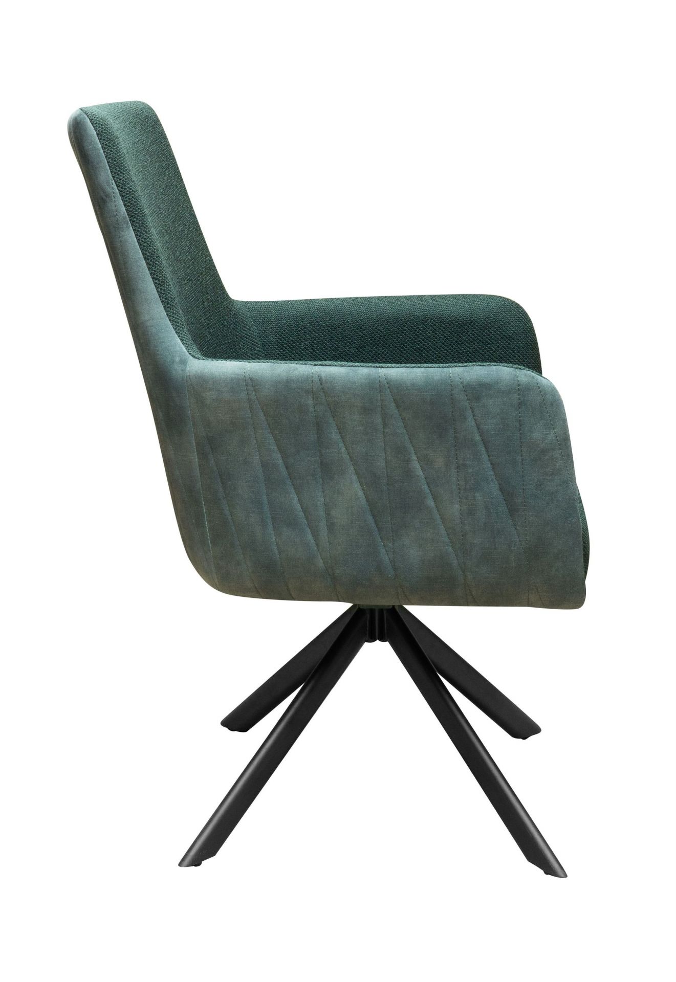 Esszimmerstuhl Prag Drehstuhl Webstoff Dunkelgrün Polsterstuhl Armlehnstuhl Sessel Esszimmerstuhl Prag Drehstuhl Webstoff Dunkelgrün Polsterstuhl Armlehnstuhl Sessel