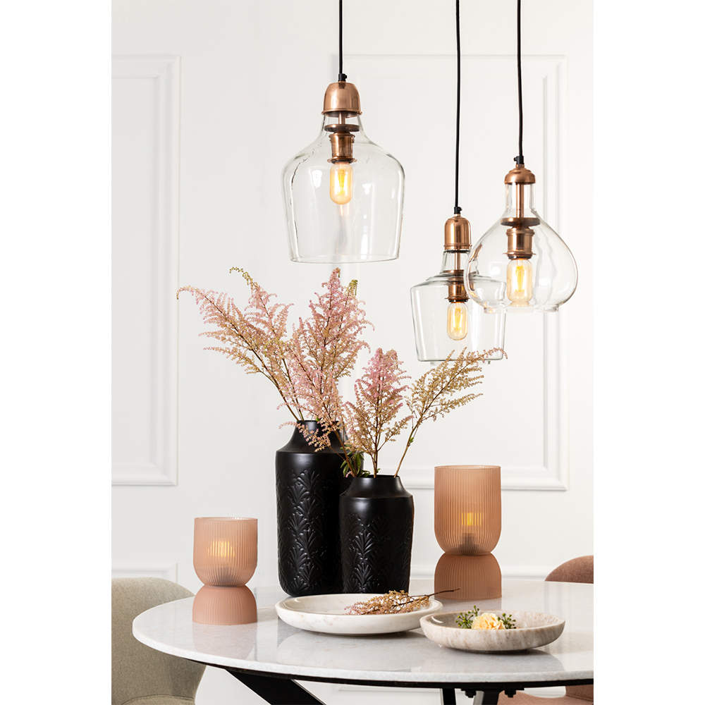 Dekovase Vase ERIKSEN von Light & Living Blumenvase Tischvase Schwarz Ø19x37 cm Dekovase Vase ERIKSEN von Light & Living Blumenvase Tischvase Schwarz Ø19x37 cm