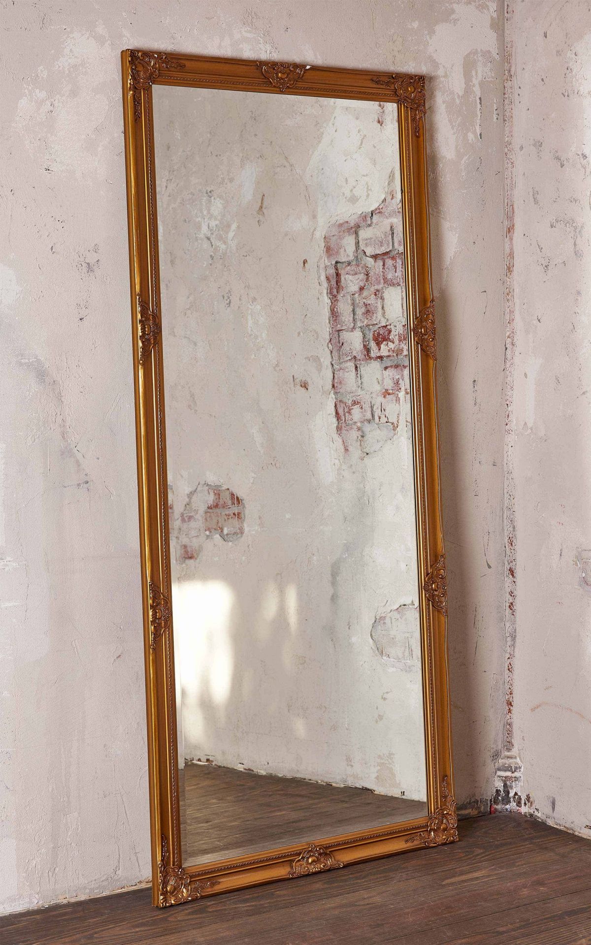 Wandspiegel Barock Gold 180x80 cm XL Spiegel Antik-Stil Ganzkörperspiegel Wandspiegel Barock Gold 180x80 cm XL Spiegel Antik-Stil Ganzkörperspiegel