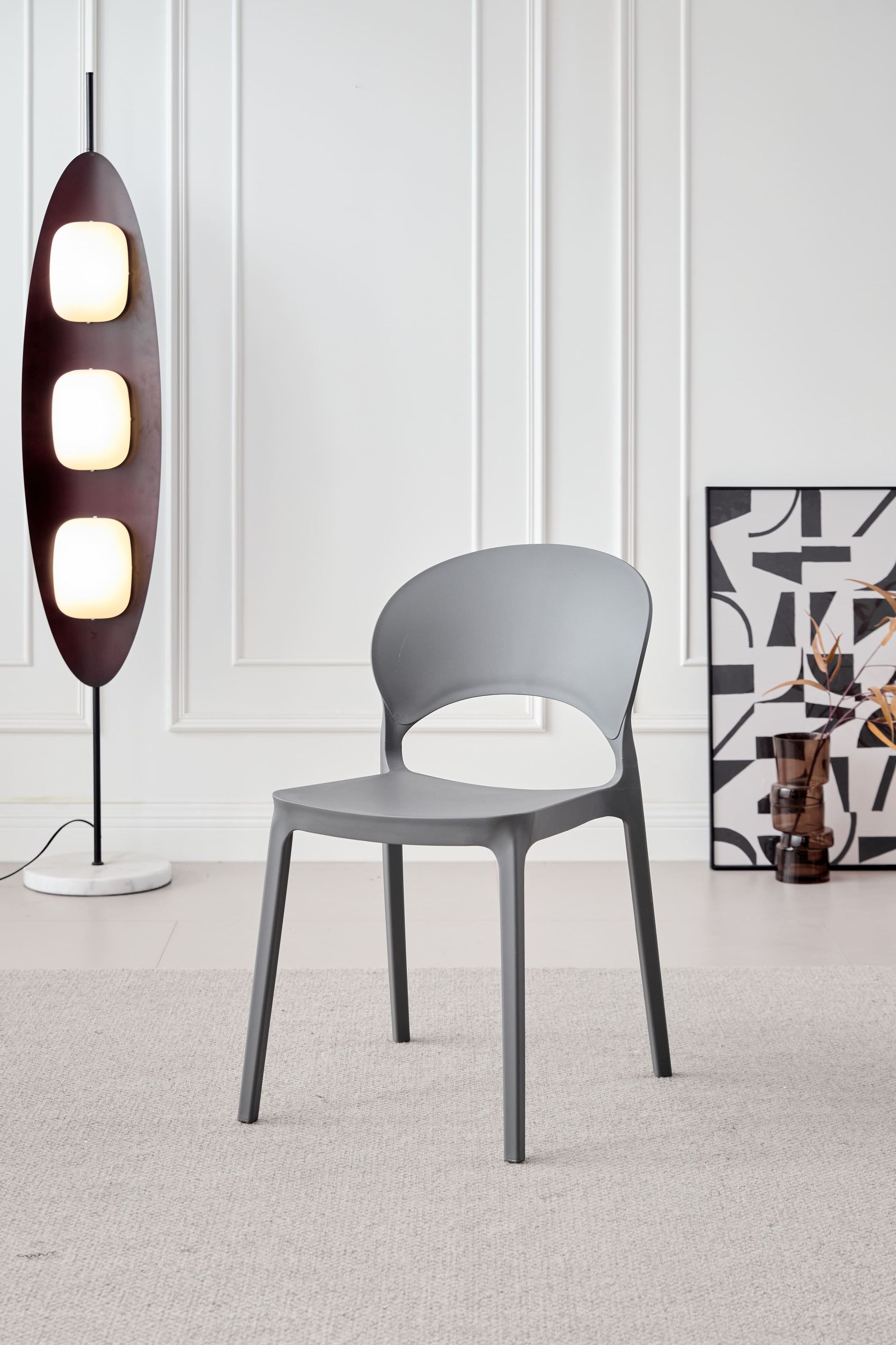 Stapelstuhl Quito Gartenstuhl Bistrostuhl Kunststoffstuhl Anthrazit Stapelstuhl Quito Gartenstuhl Bistrostuhl Kunststoffstuhl Anthrazit