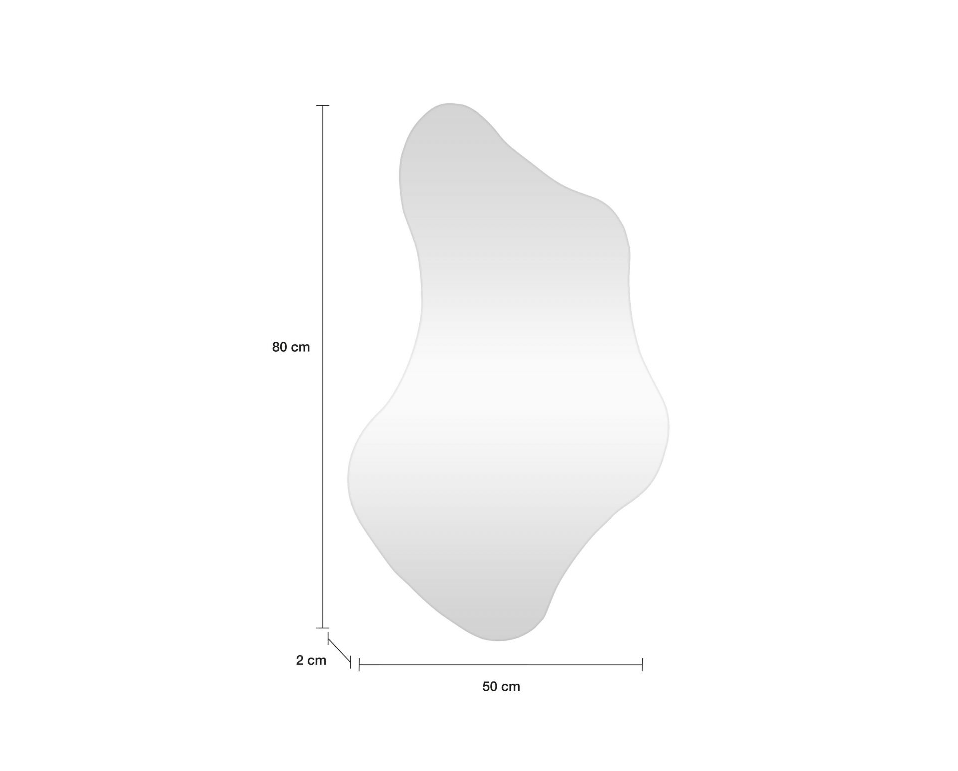Asymmetrischer Wandspiegel rahmenlos Tropfen Spiegel Schminkspiegel Asymmetrischer Wandspiegel rahmenlos Tropfen Spiegel Schminkspiegel