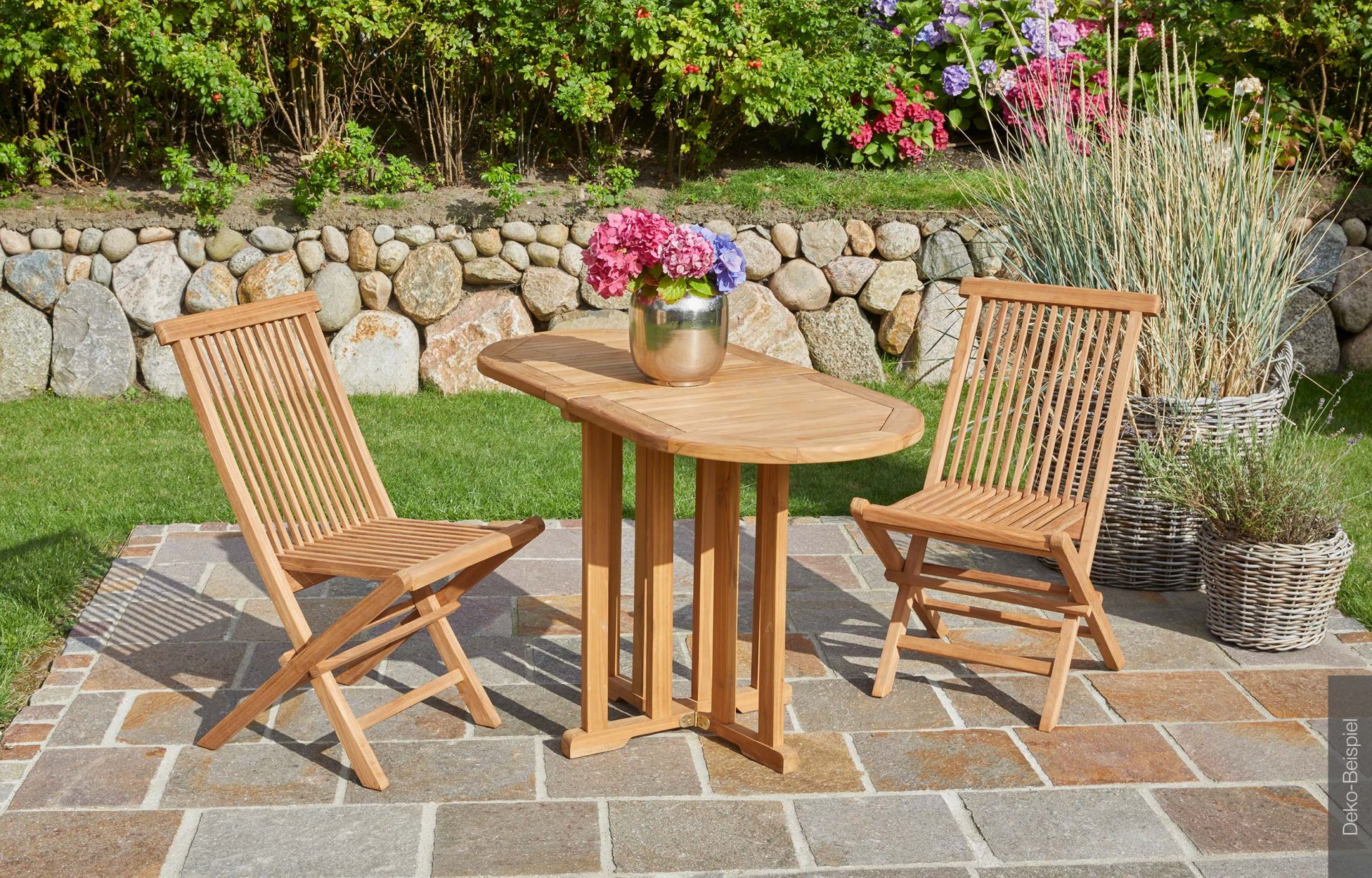Klapptisch Ela Teak Beistelltisch Balkontisch oval Gartenmöbel 60/120x60x75cm Klapptisch Ela Teak Beistelltisch Balkontisch oval Gartenmöbel 60/120x60x75cm
