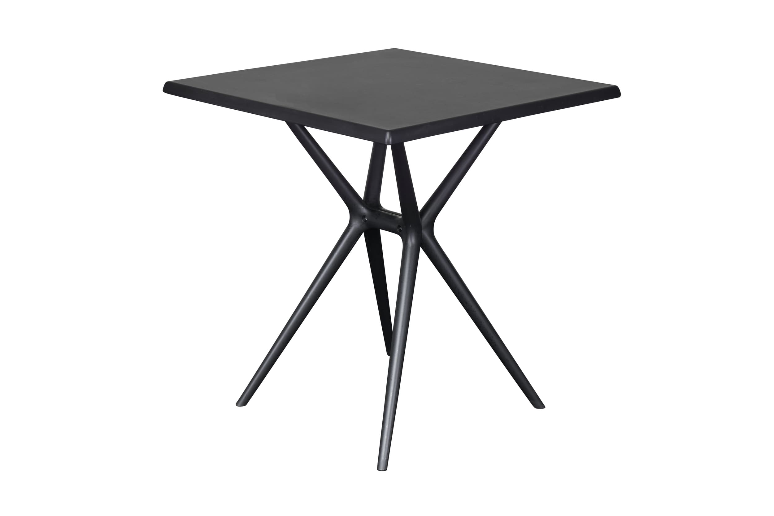 Gartentisch Moroni Balkontisch Bistrotisch 70x70cm Kunststoff anthrazit Gartentisch Moroni Balkontisch Bistrotisch 70x70cm Kunststoff anthrazit