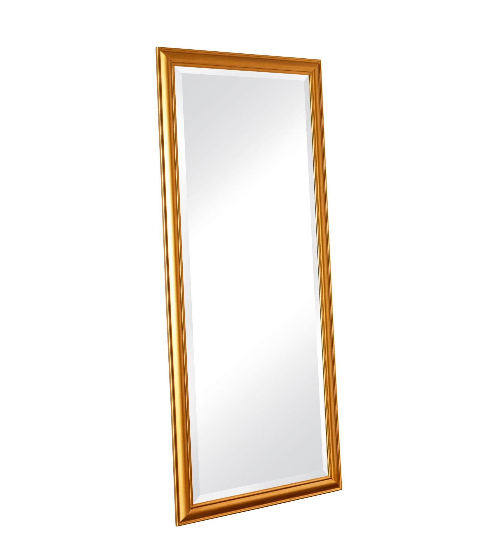 Wandspiegel Schlicht Gold 180x80 cm Landhaus-Stil XL Ganzkörperspiegel