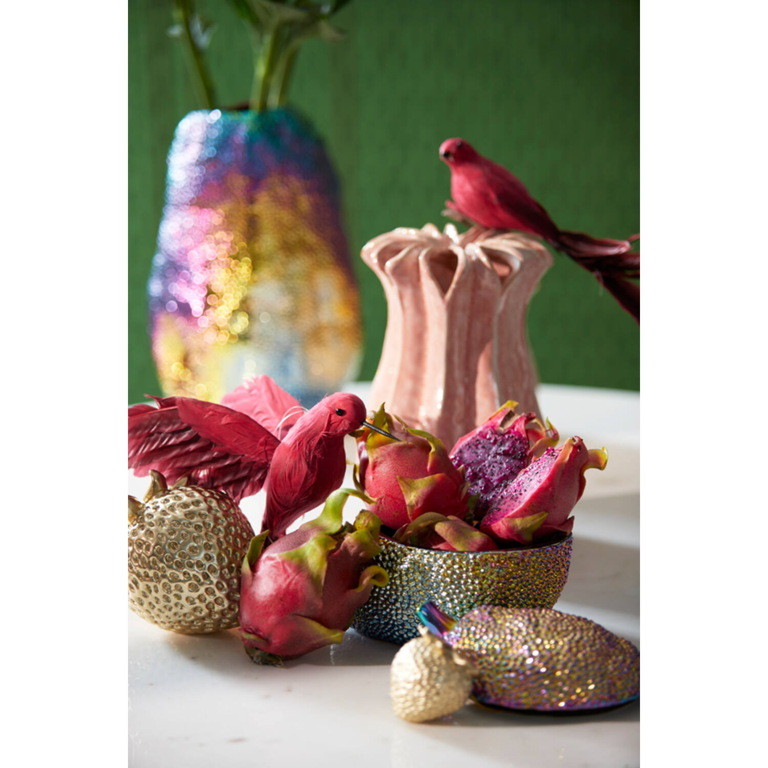 Dekorative Box DURIO von Light & Living Aufbewahrung 20x14,5x13 cm Keramik Mehrfarbig Dekorative Box DURIO von Light & Living Aufbewahrung 20x14,5x13 cm Keramik Mehrfarbig