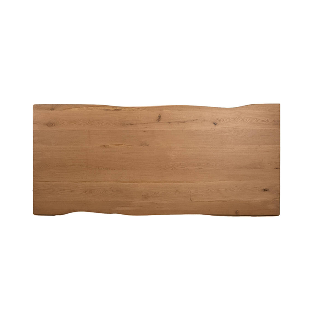 Esstisch LEXIE von Light & Living Eichenholz naturell-schwarz U-Gestell 220 cm