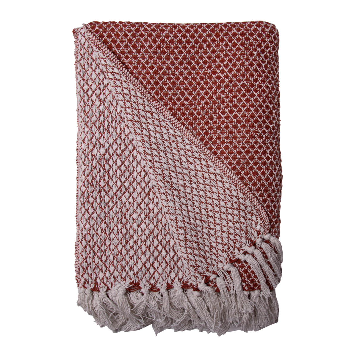 Decke Überwurf Netz 100% Baumwolle 130x180 cm Skandinavisch