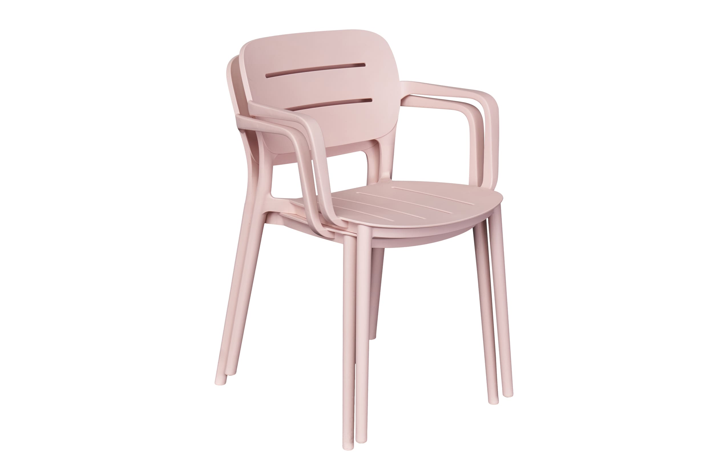 Stapelstuhl Utah Gartenstuhl Bistrostuhl Kunststoffstuhl Rosa