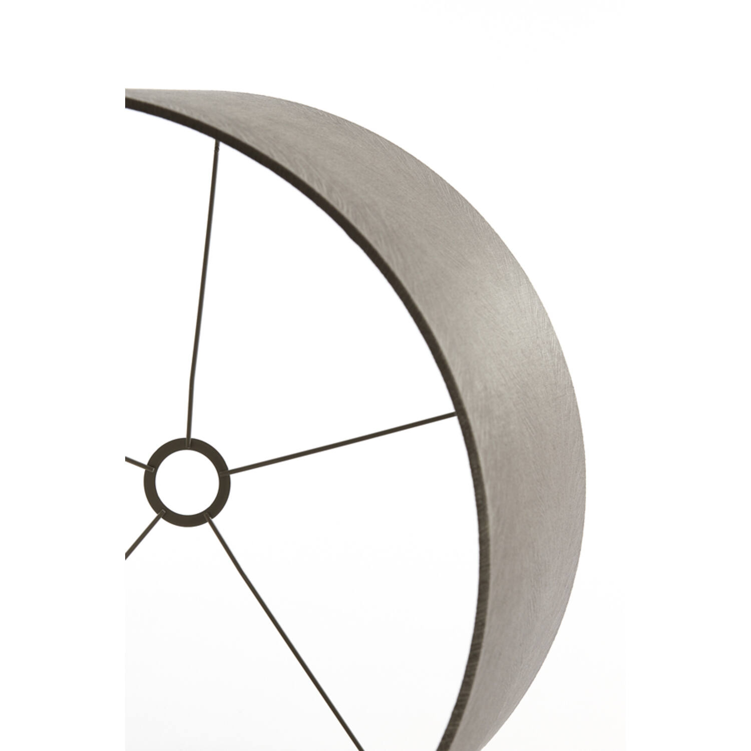 Lampenschirm Zylinder LUBIS von Light & Living Grau Ø20x15 cm