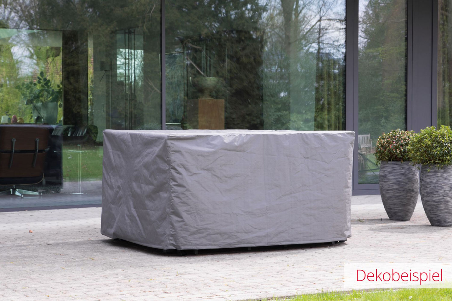 Schutzhülle Abdeckung für Esstischgruppe S 185x150x95 cm Gartenmöbel