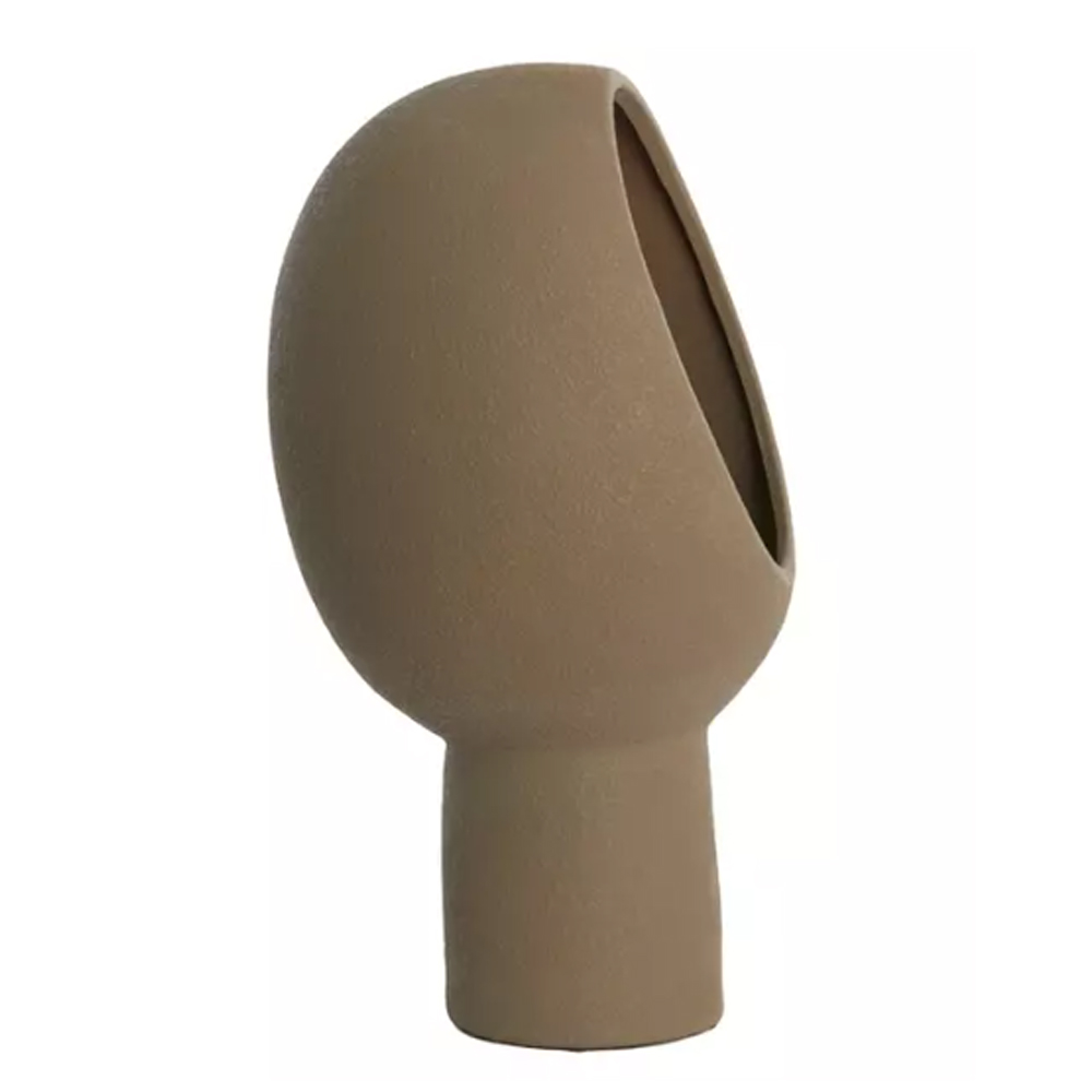 Tischleuchte MONK von Light & Living 25x25x46 cm Lampe Keramik Braun