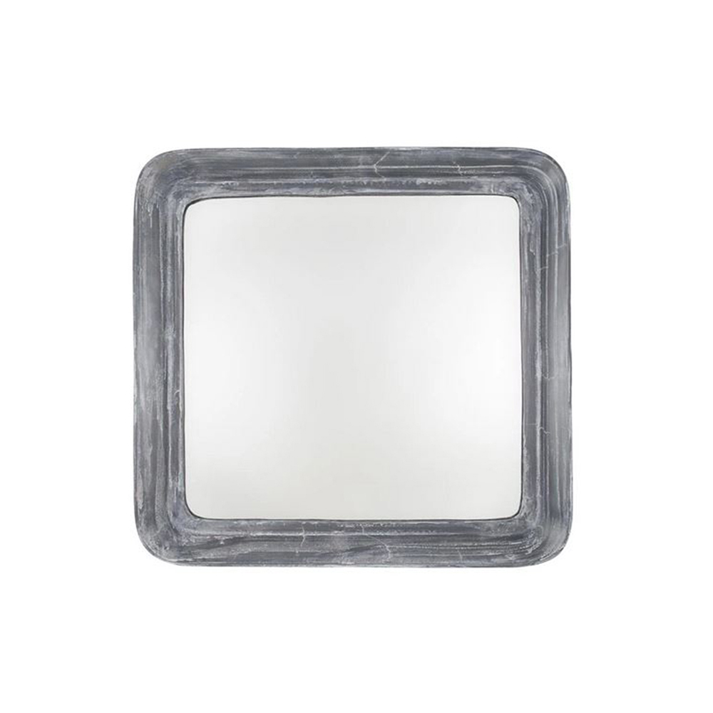 Wandspiegel Smile Grau/Weiß von Light & Living Spiegel 69 x 69 cm Wandspiegel Smile Grau/Weiß von Light & Living Spiegel 69 x 69 cm