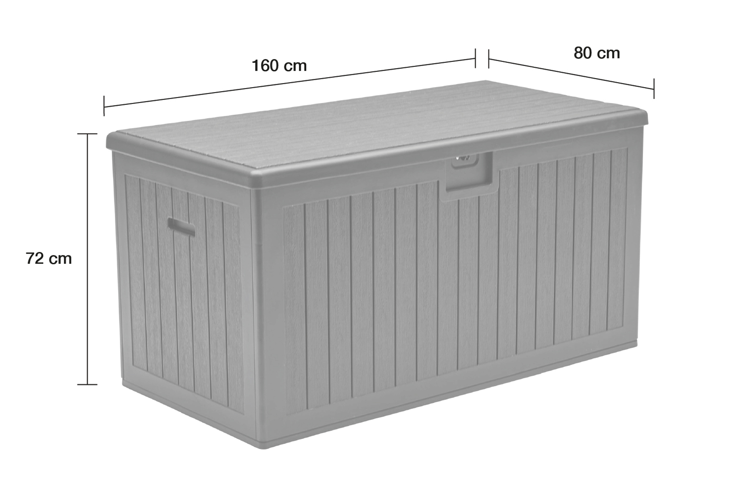 Aufbewahrungsbox Lilo Kissenbox Gartentruhe 160x80 cm Holzmaserung Schwarz Aufbewahrungsbox Lilo Kissenbox Gartentruhe 160x80 cm Holzmaserung Schwarz