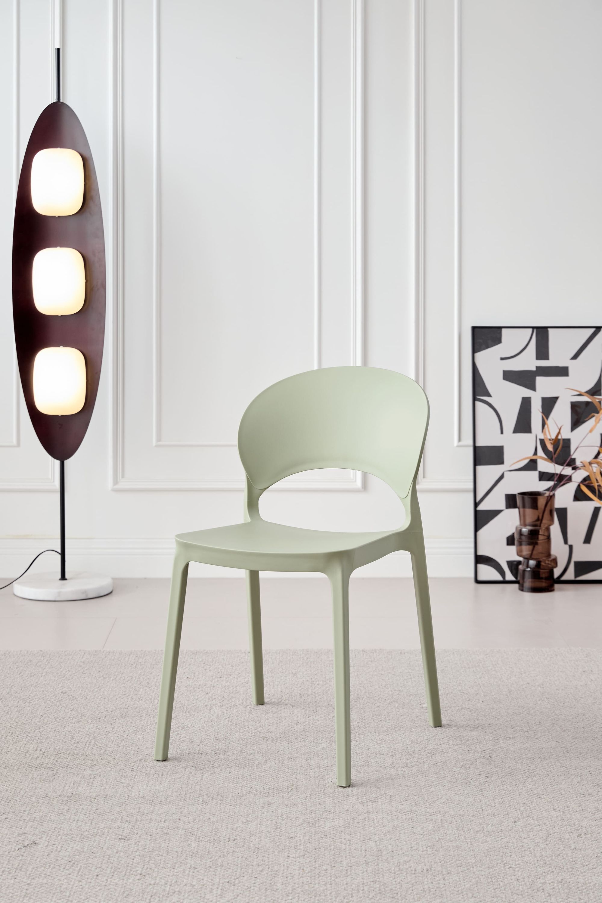 Stapelstuhl Quito Gartenstuhl Bistrostuhl Kunststoffstuhl Grün