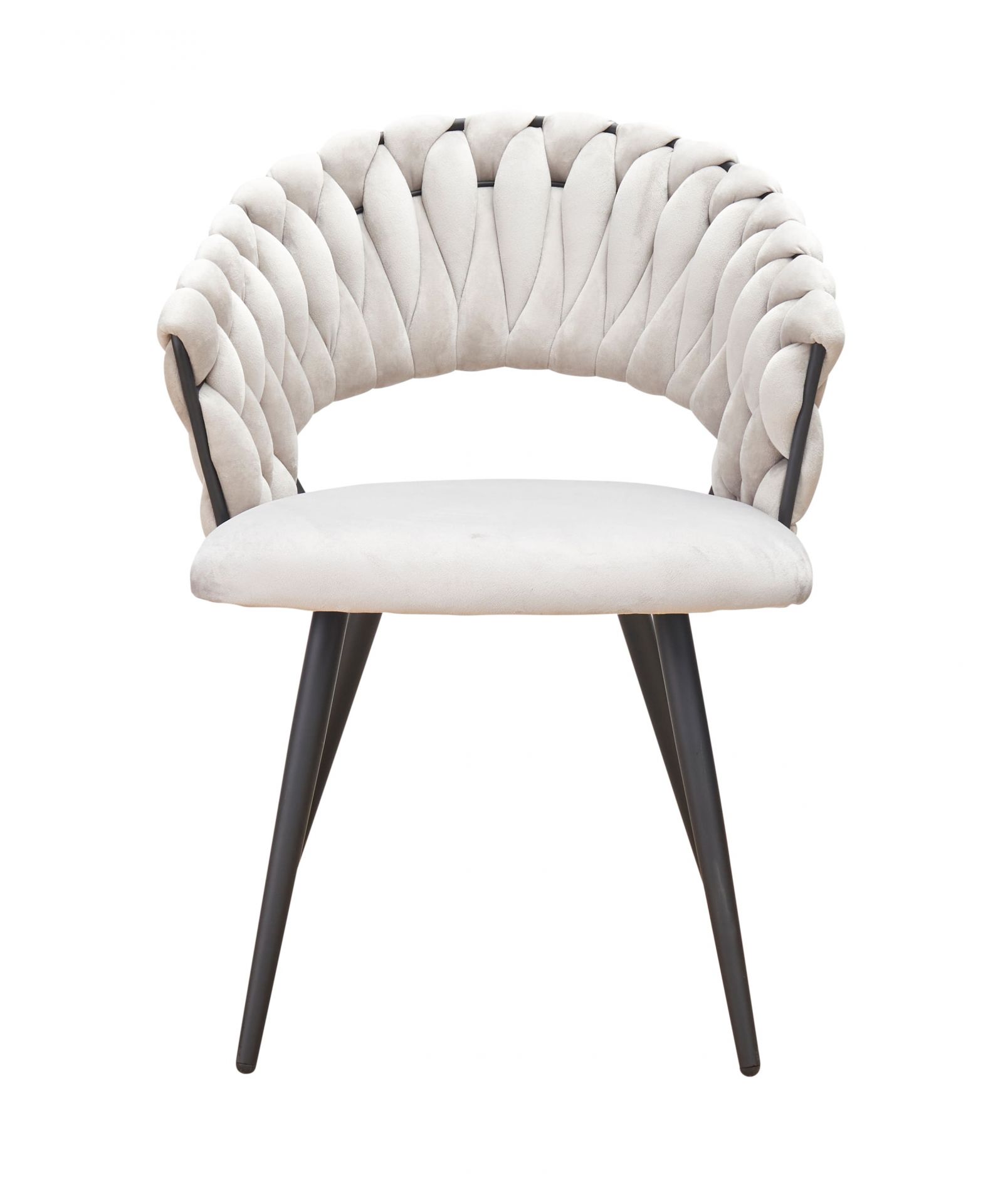 Esszimmerstuhl Liv Flechtoptik Samt Grau Armlehnenstuhl Designerstuhl Esszimmerstuhl Liv Flechtoptik Samt Grau Armlehnenstuhl Designerstuhl