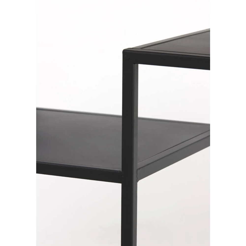 Konsolentisch YVANA von Light & Living 141x37x81 cm Regal Matt Schwarz Konsolentisch YVANA von Light & Living 141x37x81 cm Regal Matt Schwarz