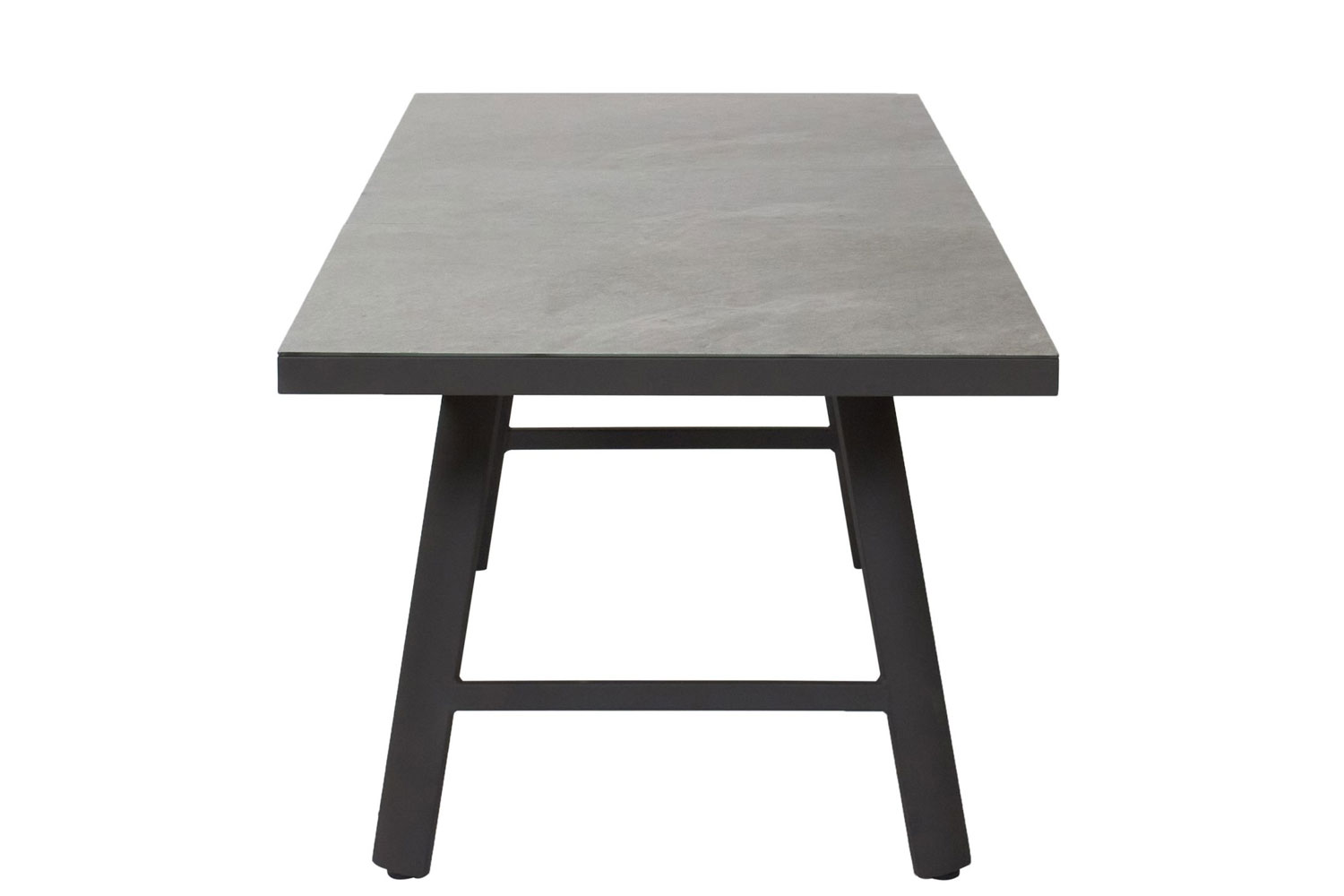 Gartentisch Burundi Ausziehtisch mit Synchronauszug 160/210x90x77,5 cm Keramik Anthrazit