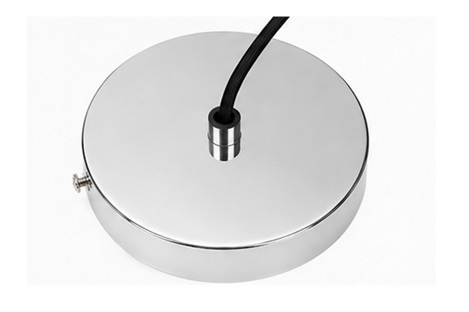 Pendelleuchte ETH Retro Lampenaufhängung Lampenfassung E27 Metall Silber