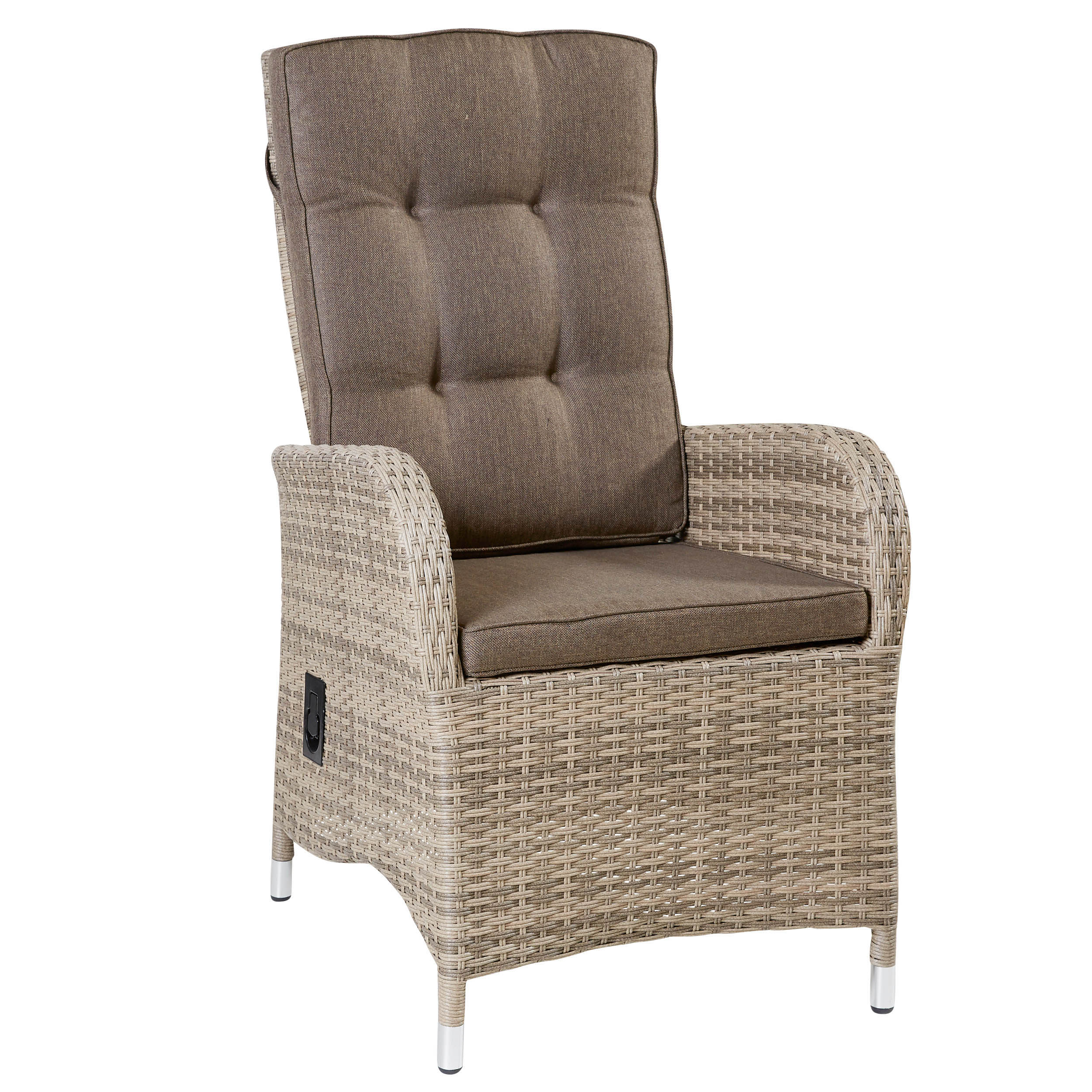 Dining Positionsstuhl Topeka Verstellsessel Gartenstuhl Esstischstuhl natur