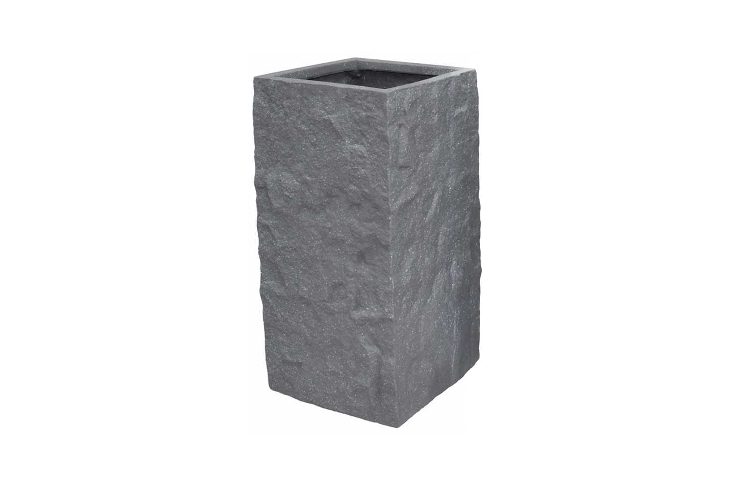 Pflanzgefäß The Rock Pflanzkasten Blumenkasten 28x57 cm Grau-Gepunktet Pflanzgefäß The Rock Pflanzkasten Blumenkasten 28x57 cm Steinoptik Grau