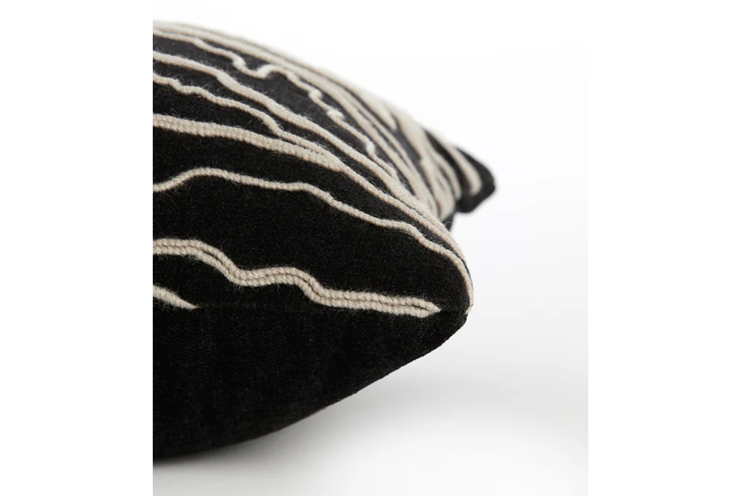Dekokissen CASTRO von Light & Living 45x45 cm Kissen Schwarz-Beige