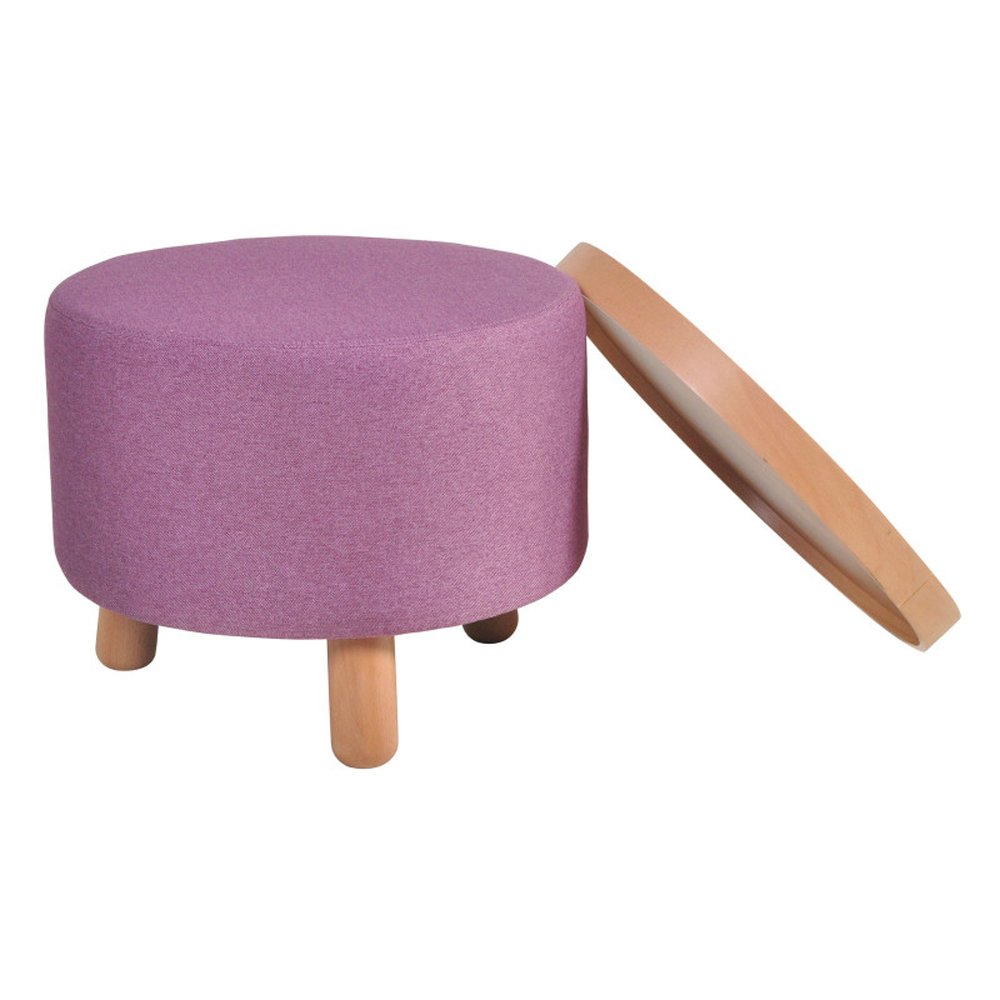 Molde Hocker Beistelltisch mit Tablett Ø50x40cm lila