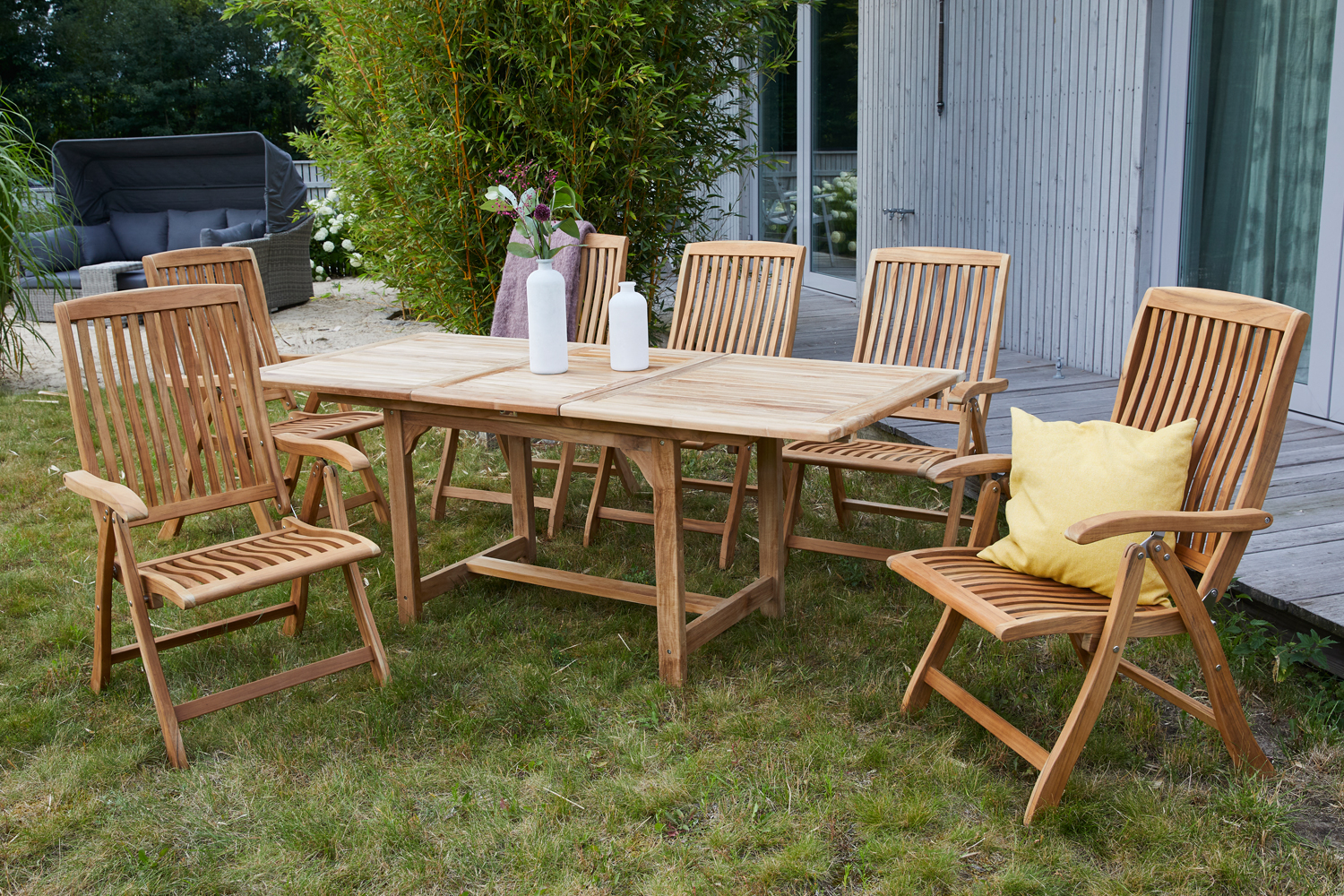 Gartentisch Ela Teak Ausziehtisch Balkontisch Gartenmöbel 180/240x90x75cm Gartentisch Ela Teak Ausziehtisch Balkontisch Gartenmöbel 180/240x90x75cm