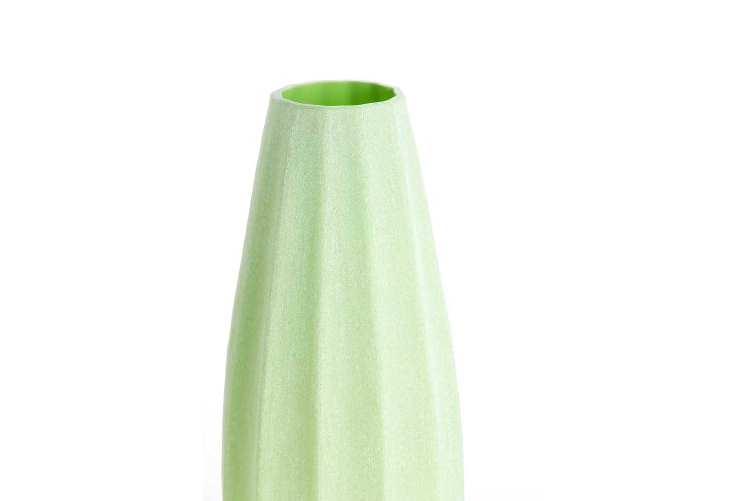 Dekovase Vase BRADLEY von Light & Living Blumenvase Ø17,5x44,5 cm Glas Mintgrün